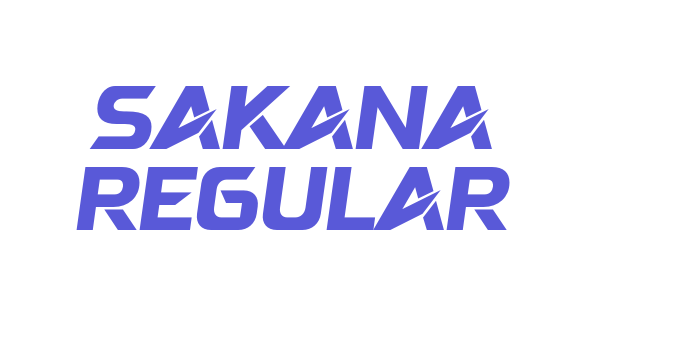 Sakana Regular Font Download