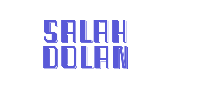 Salah Dolan Font