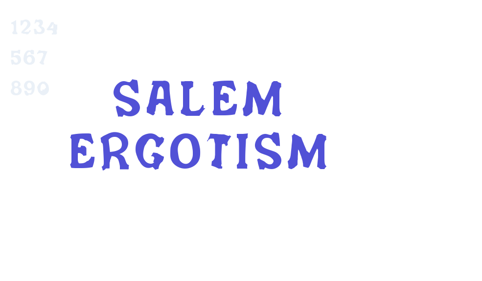 Salem Ergotism-font-download