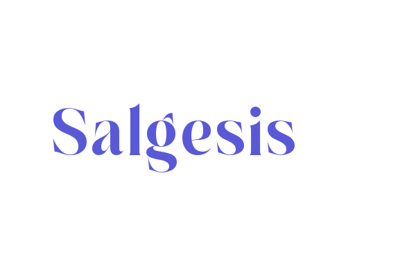 Salgesis Font