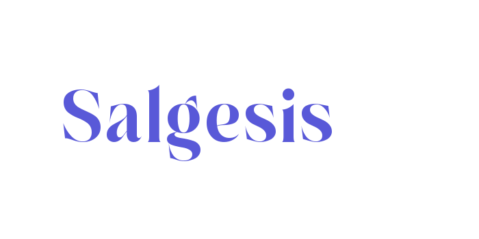 Download Salgesis Font