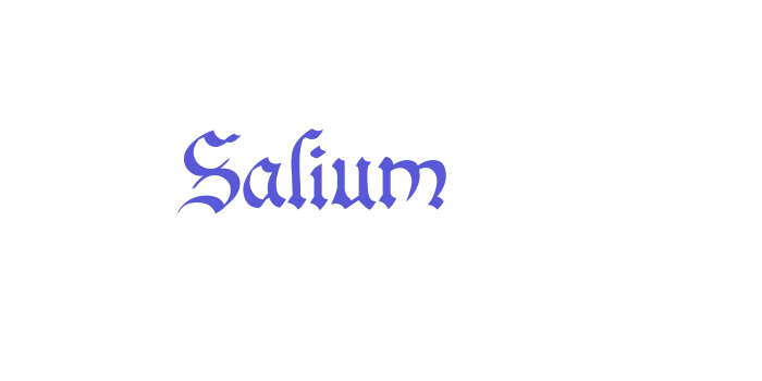 Salium Font