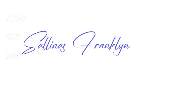 Sallinas Franklyn font free