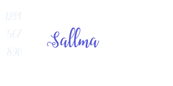 Sallma font free