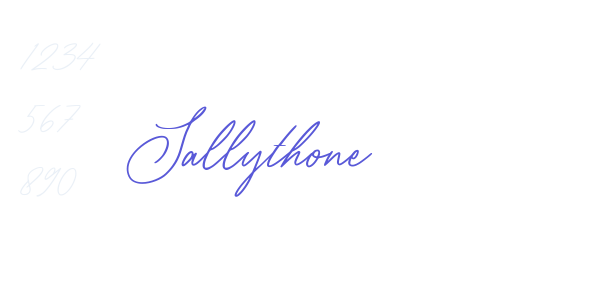 Sallythone font free