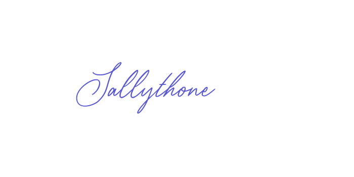 Download Sallythone Font