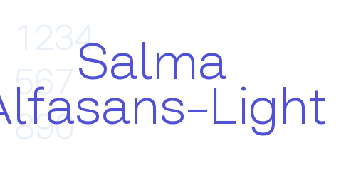 Salma Alfasans-Light-font-download
