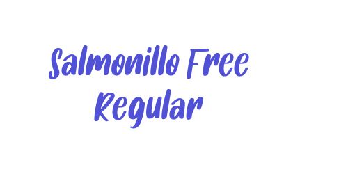 Salmonillo Free Regular-font-download