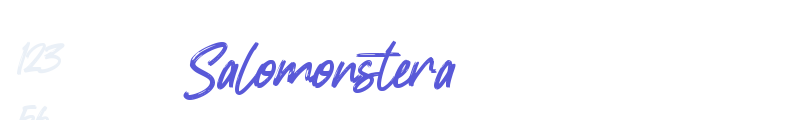 Salomonstera font