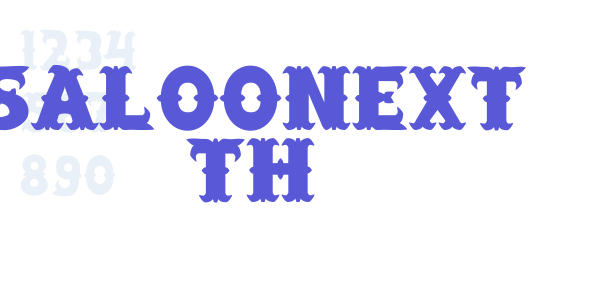 SaloonExt Th font free