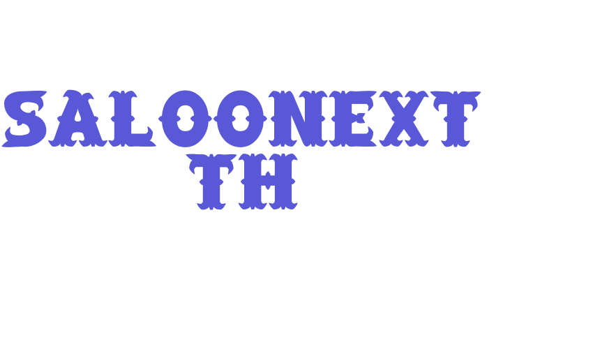 SaloonExt Th Font Download