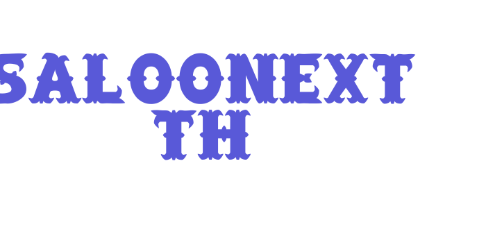 SaloonExt Th Font Download