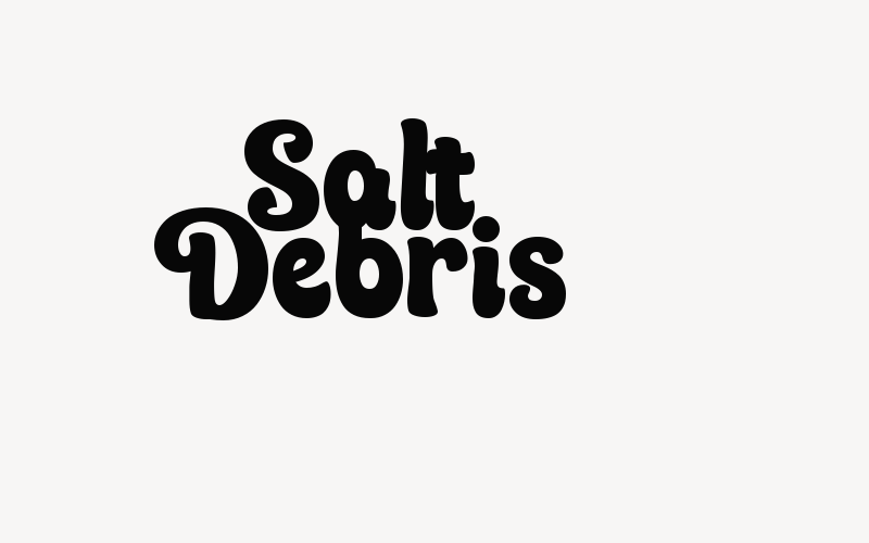 Salt Debris Font