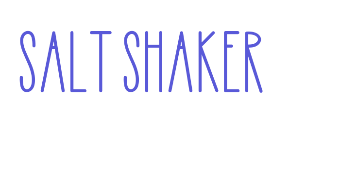 Salt Shaker Font Download