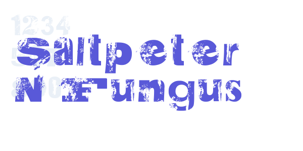 Saltpeter N Fungus font