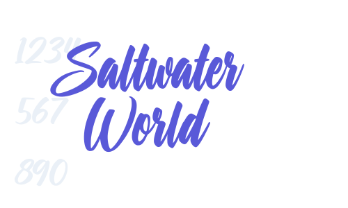 Saltwater World Font Download