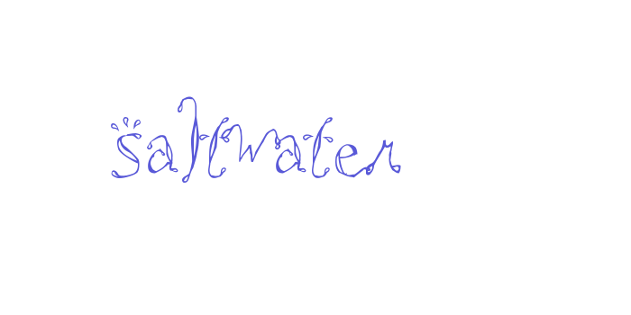 Saltwater Font Download