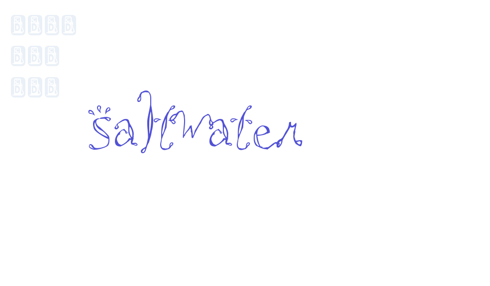 Saltwater-font-download