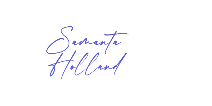 Samanta Holland Font Download