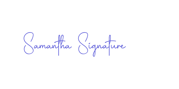 Samantha Signature Font Download