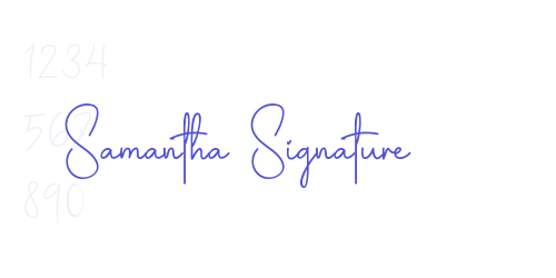 Samantha Signature-font-download
