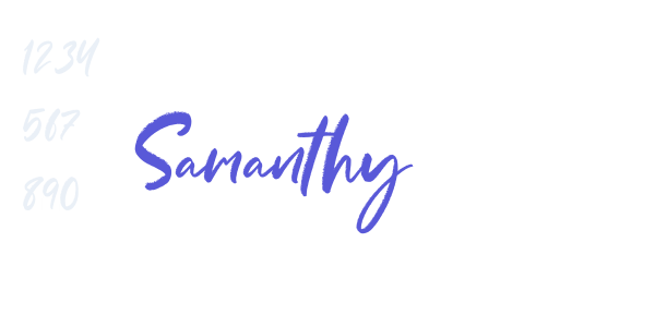 Samanthy font free