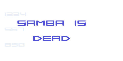 Samba is Dead-font-download