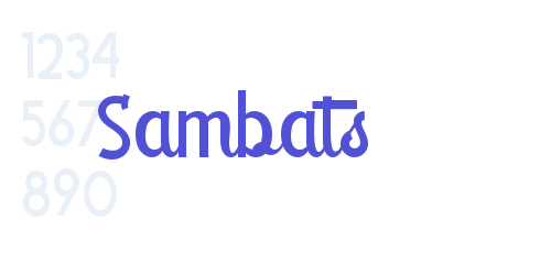 Sambats-font-download