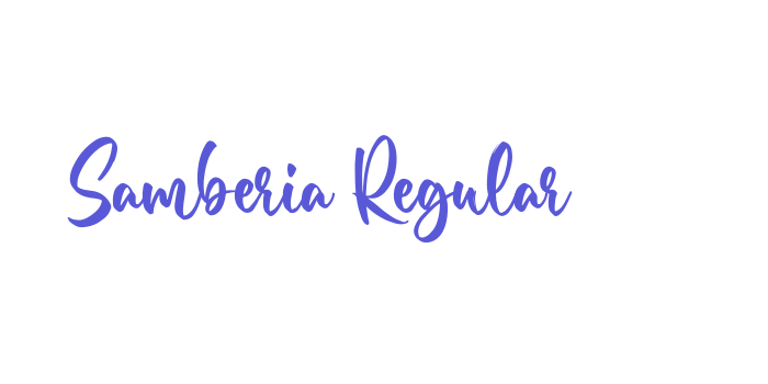 Samberia Regular Font Download