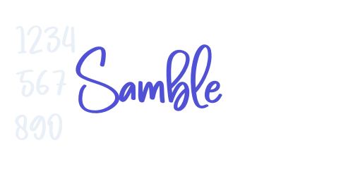 Samble-font-download