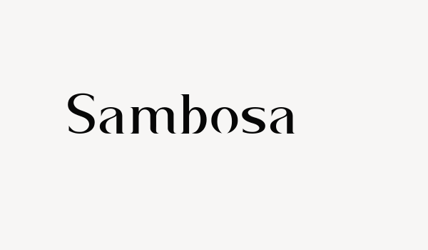 Sambosa Font