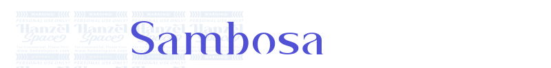 Sambosa-font