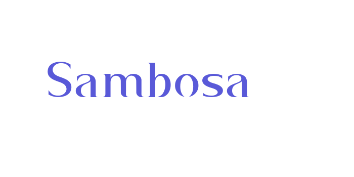 Sambosa Font