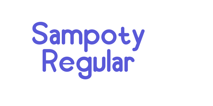 Sampoty Regular Font