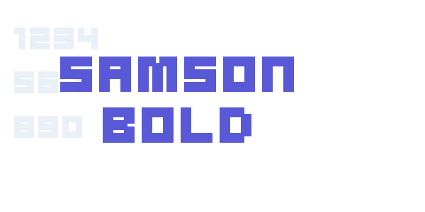 Samson Bold font