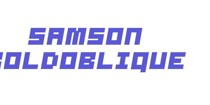 Samson BoldOblique Font Download