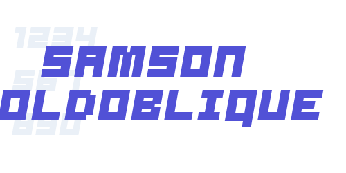 Samson BoldOblique-font-download
