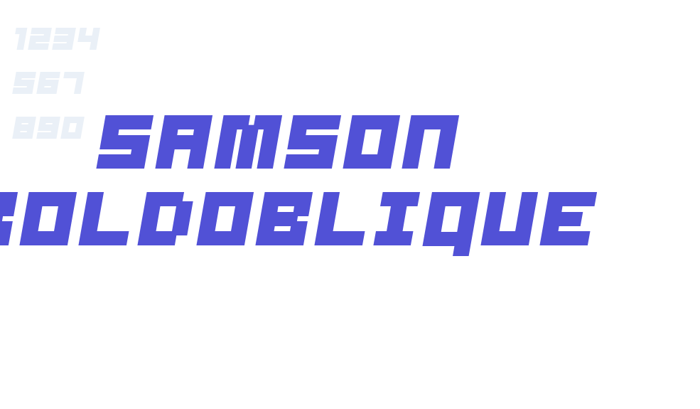 Samson BoldOblique-font-download