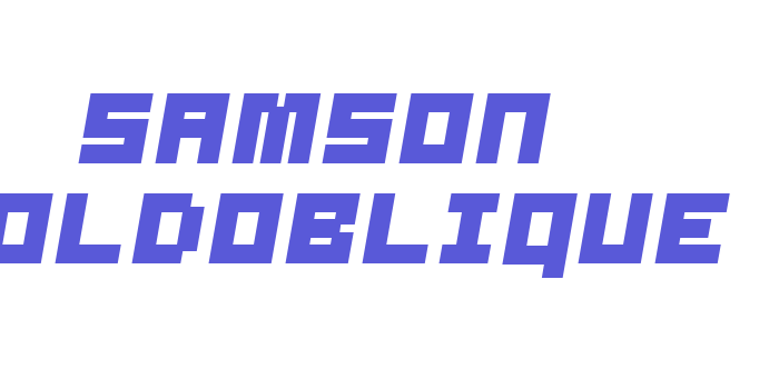 Samson BoldOblique Font