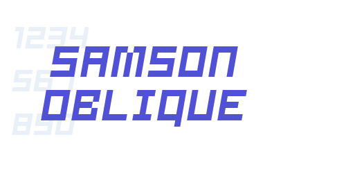 Samson Oblique-font-download