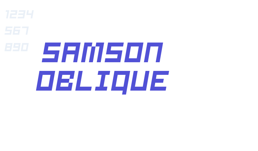 Samson Oblique-font-download