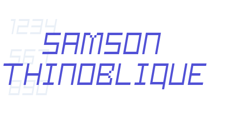 Samson ThinOblique-font-download