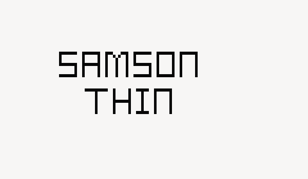 Samson Thin Font