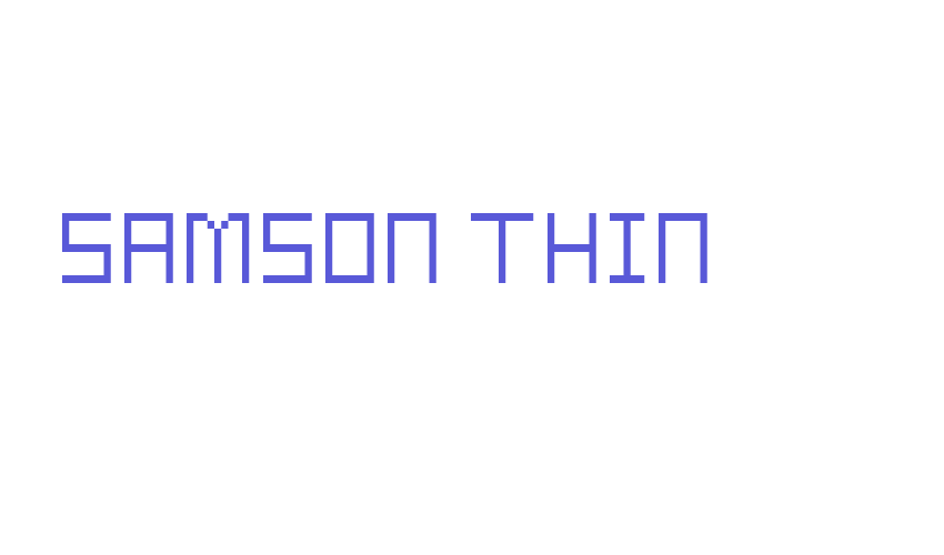 Samson Thin Font