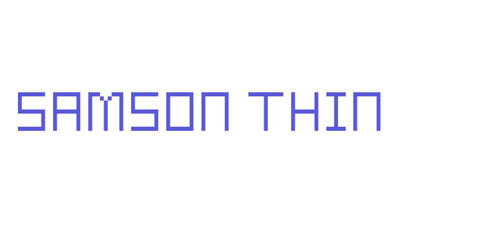 Samson Thin Font Download