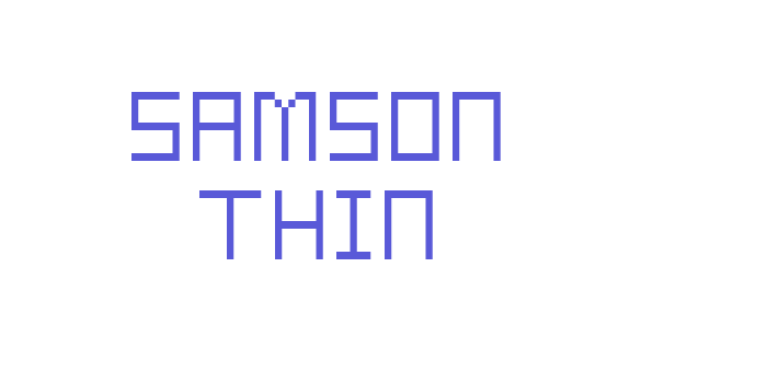 Samson Thin Font