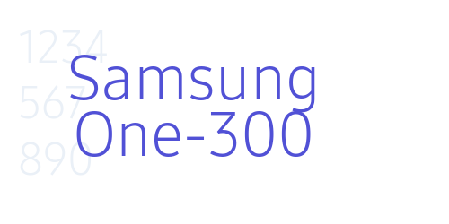 Samsung One-300-font-download