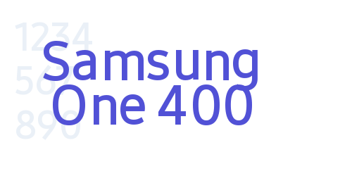 Samsung One 400-font-download