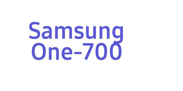 Samsung One-700 Font Download