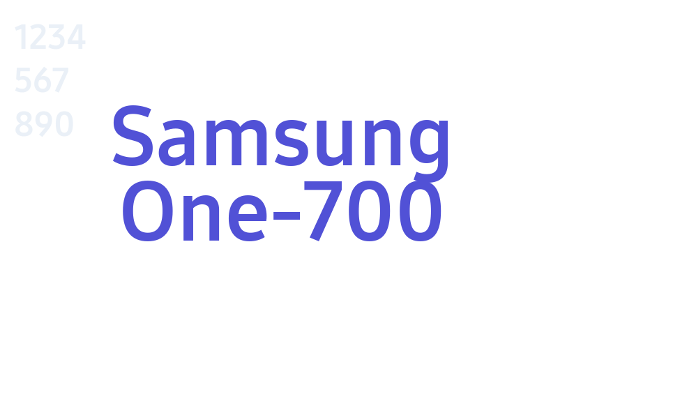 Samsung One-700-font-download